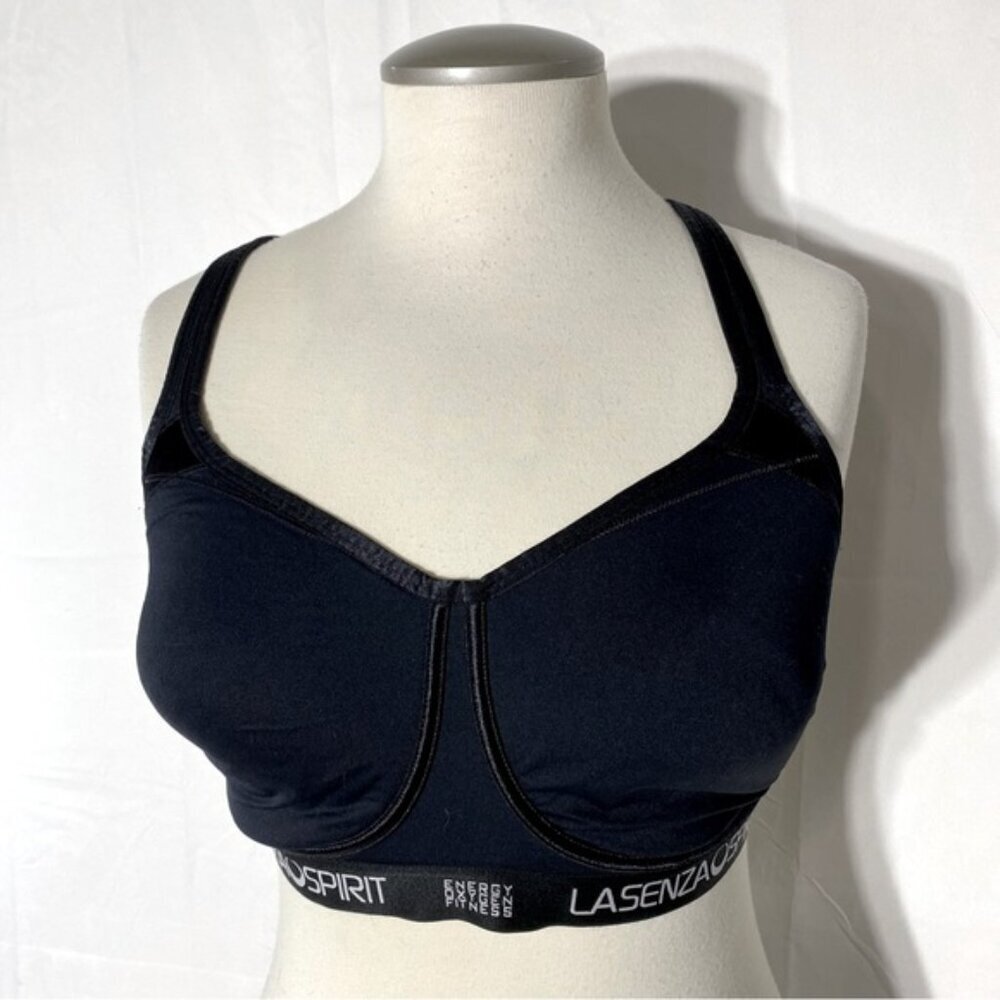 5/$25 La Senza Spirit Black Activewear Sports Bra 36D